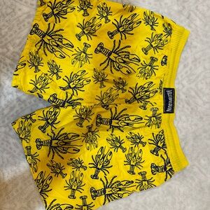 Vilebrequin Moorea Swim Shorts Lobster Flocked Mimosa